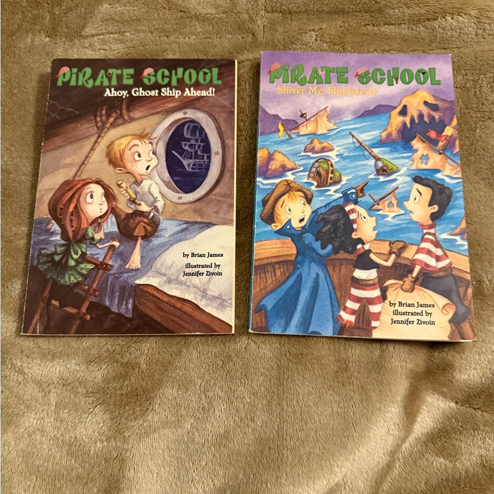 Pirate School Adventure Book Set for Kids